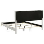 Kendall Upholstered Eastern King Panel Bed White