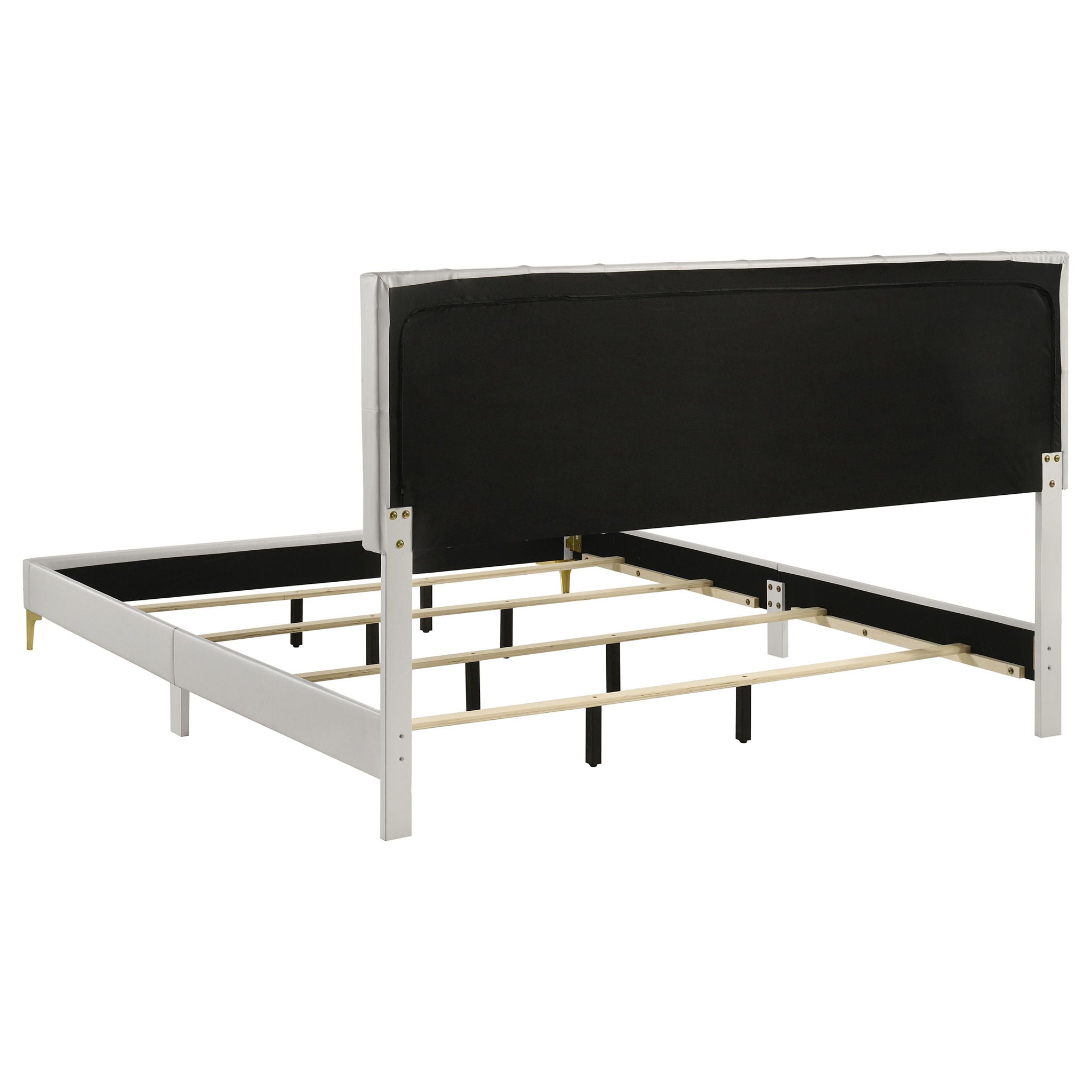Kendall Upholstered Eastern King Panel Bed White