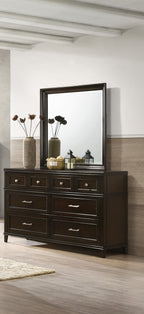 Merlot - 6 Drawer Dresser - Mahogany