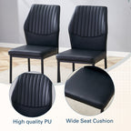 Ergonomic Simple Chair With Metal Leg