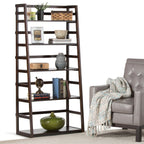 Acadian - Handcrafted Ladder Shelf Bookcase