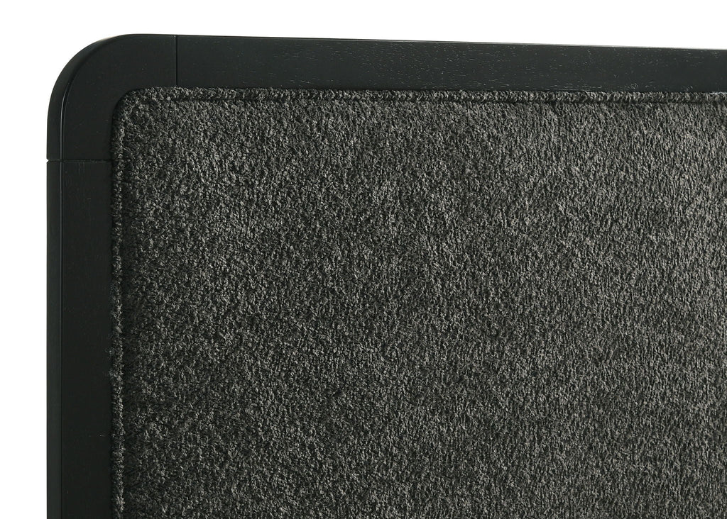 Cavelle 51-inch Upholstered Full Panel Bed Black
