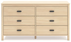 Cabinella - Six Drawer Dresser - Tan