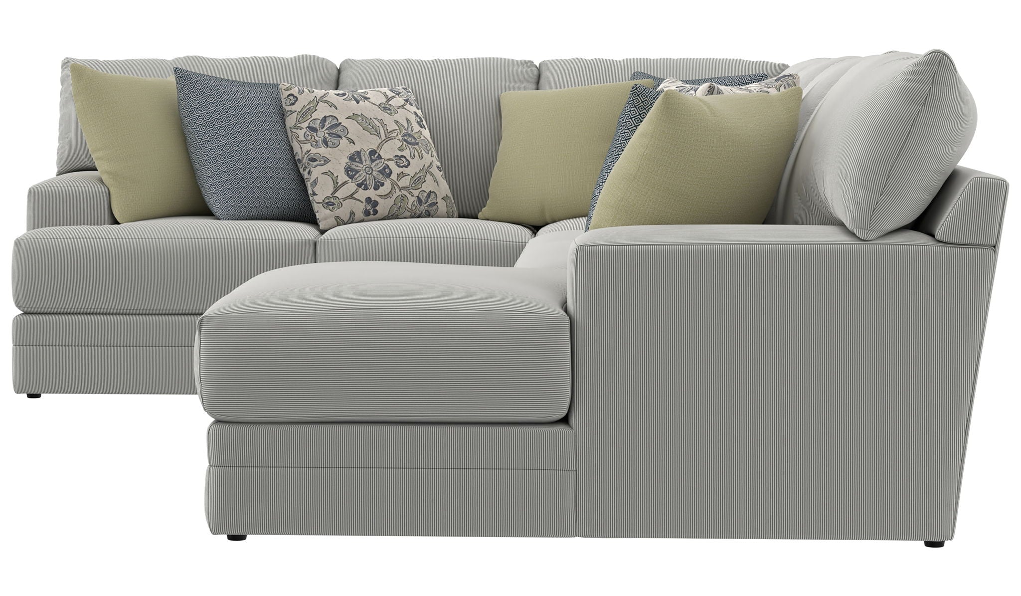 Stockbridge - Sectional With Comfort Coil Seating And 9 Accent Pillows Included