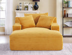 Cloudline - Oversized Chaise Lounge, Modern Comfy Couch With Full Foam Cushioning, Cozy Sleeper Sofabed