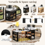 Extendable Dining Table With Folding Top