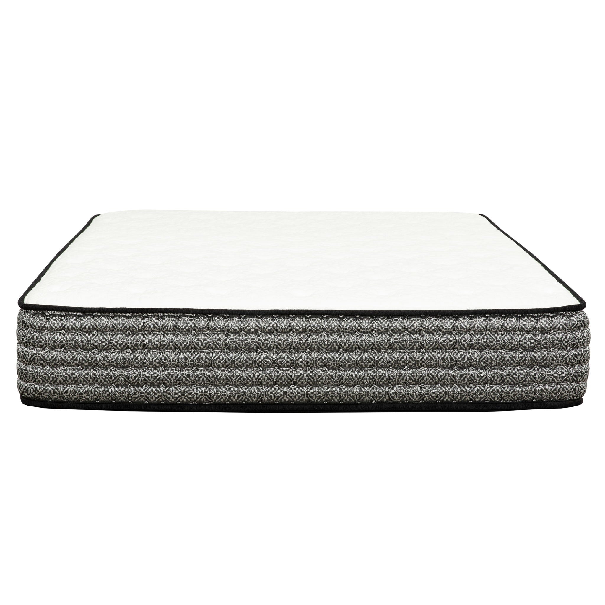 12" Premium Hybrid Mattress In A Box Soft Gel Memory Foam Top With Cooling Technology - Gray / White - Queen