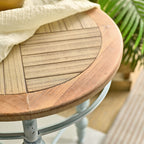 Round Top Carved Table For Living Room