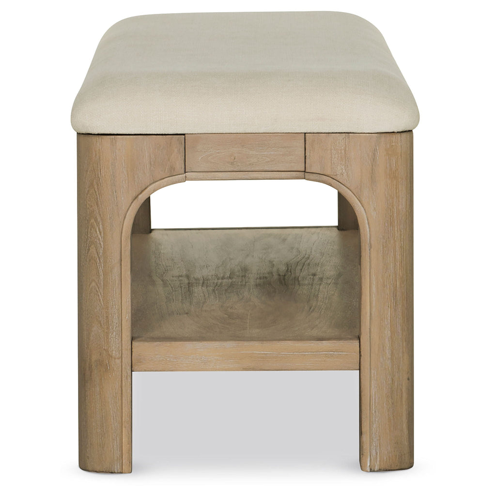 Solano 52-inch Bedroom Bed End Bench Weathered Mango