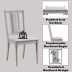 Marta - Side Chair (Set of 2) - Beige Linen & Natural