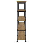 Analiese 63-inch 4-shelf Double Bookshelf Mango