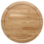 Camillo 3-piece Round Coffee and End Table Set Maple