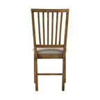 Wallace II - Side Chair (Set of 2) - Tan Linen & Weathered Oak