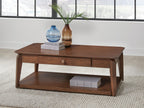 Trenmour - Rectangular Cocktail Table - Medium Brown