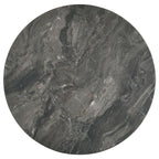 Bradley Round SmartTop Cocktail Coffee Table Smokey Grey and Brown