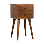 Mini 2 Drawer Nightstand