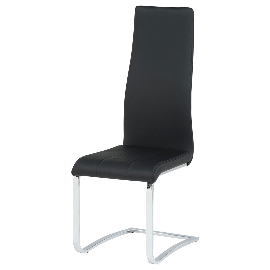 Montclair Upholstered Dining Side Chair Black (Set of 4)