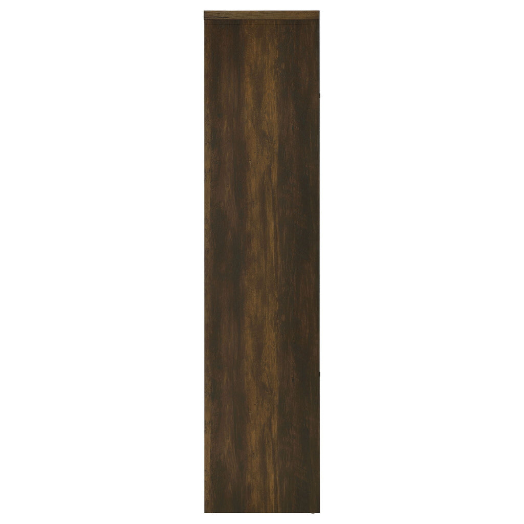 Laughlin 4-shelf Engineered Wood Media Tower Dark Pine