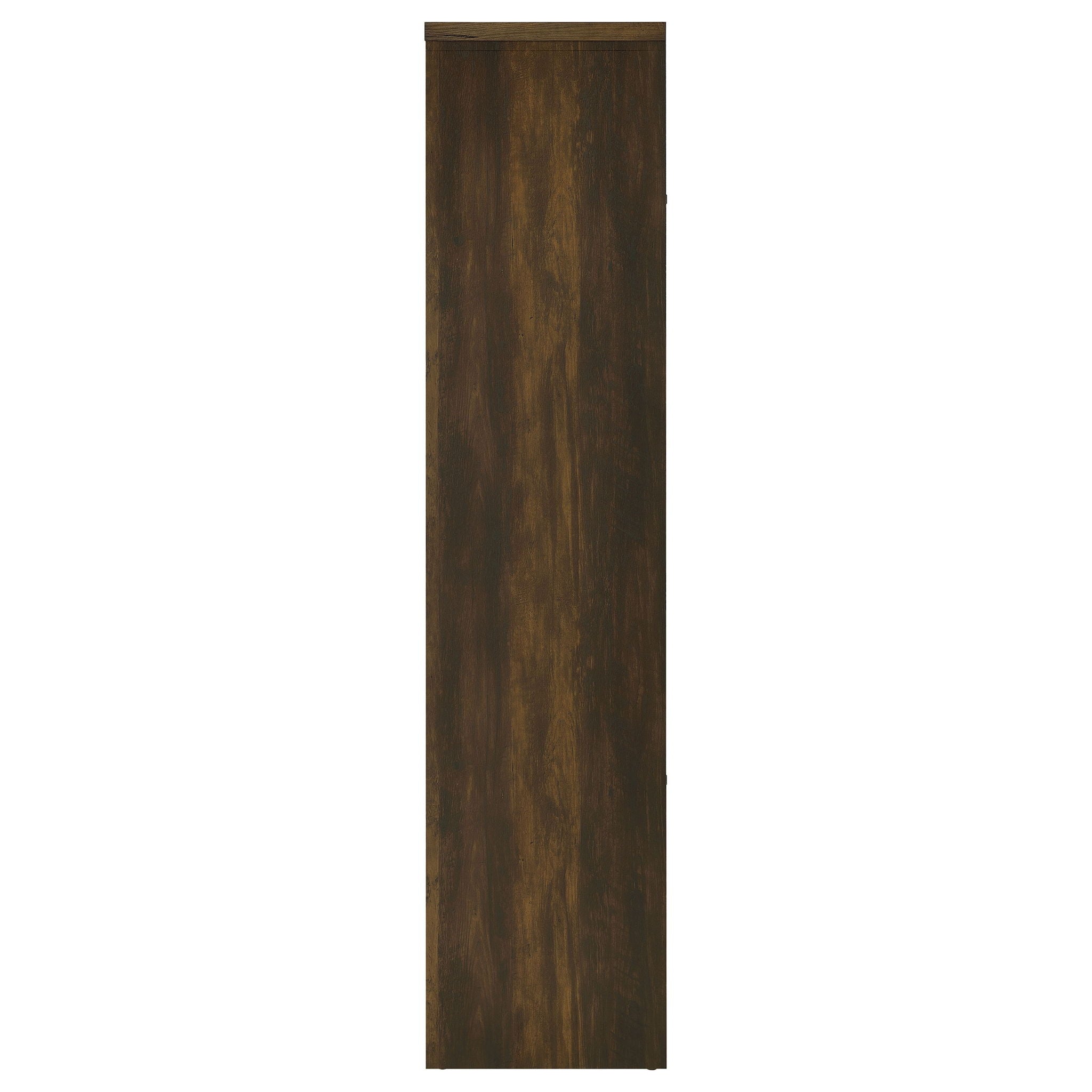Laughlin 4-shelf Engineered Wood Media Tower Dark Pine