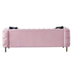 Chesterfield - Modern Tufted Living Room Sofa, 84.25''W Couch