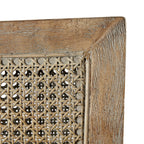 Cane Armchair With High Density Foam - Cream / Reclaimed Natural