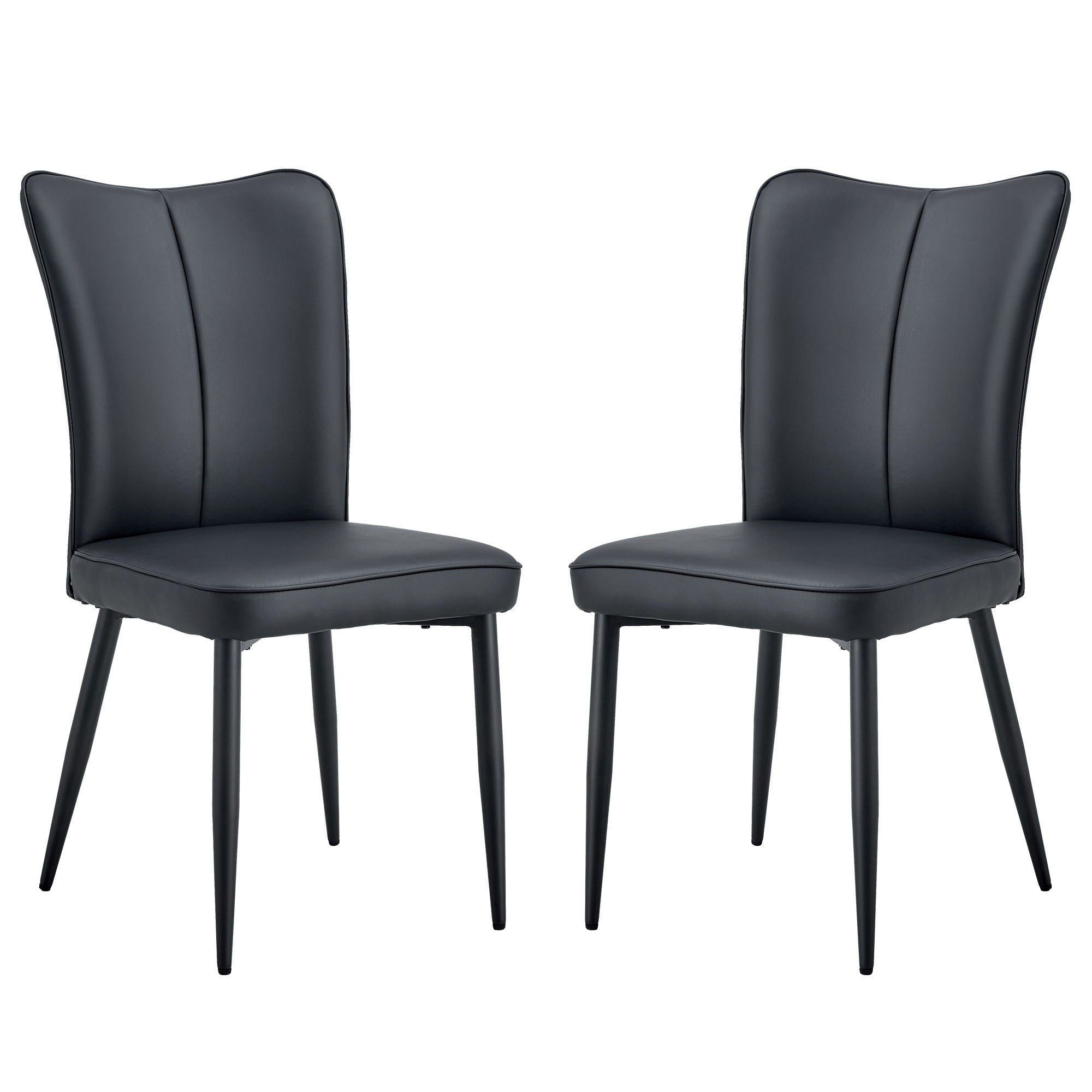 Minimalist Style Minimalist Dining Chairs With Metal Legs