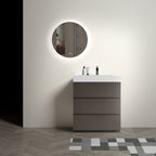 Alice - Bathroom Vanity With Sink, Large Storage Freestanding