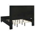 Ravenne 5-piece Velvet Upholstered California King LED Bedroom Set Black