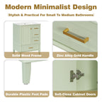 Bathroom Vanity, Modern Bathroom Cabinet With Sink Combo Set, Bathroom Storage Cabinet With A Soft Closing Door And 3 Drawers, Solid Wood Frame