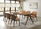 Randolph 7-piece Rectangular Dining Table Sheesham and Brown