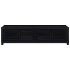 Sachin 4-door Engineered Wood 79-inch TV Stand Black