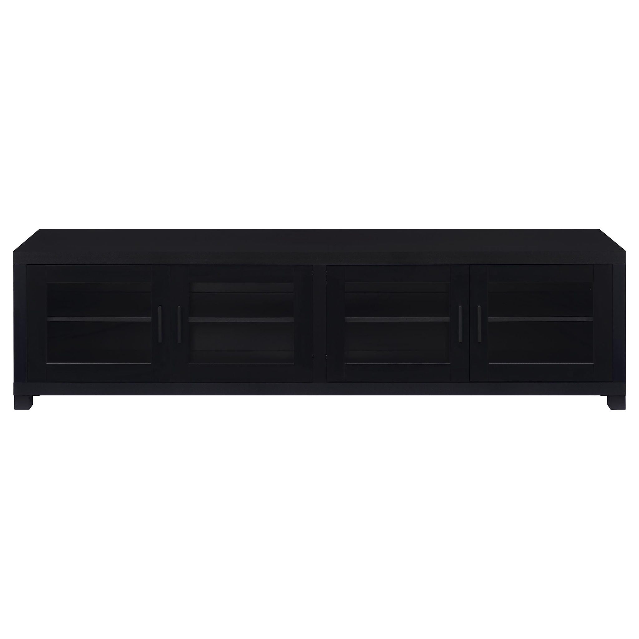 Sachin 4-door Engineered Wood 79-inch TV Stand Black