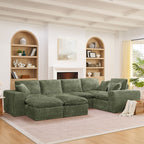 Sectional Sofa With Moveable Ottoman