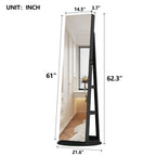 Swivel Jewelry Cabinet With Full Length Mirror