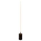Prism - LED Floor Lamp With On / Off Switch Base - Gold / Marble