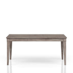 Rustic Dining Table 2 Storage Drawers And Leaf - Gray