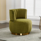 360 Degree Swivel Cuddle Barrel Accent Sofa Chair