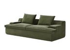 Nimbus - Oversized Full Foam 4 Seater Couch For Living Room Upholstered In Soft, Wide Armrests
