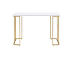 Estie - Writing Desk - White / Gold