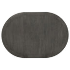 Lavon Oval 60-inch Wood Extension Leaf Dining Table Medium Grey