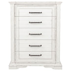 McKinney 5-drawer Bedroom Chest of Drawers Vintage White