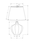 Resin Transitional Lighting, Table Lamp - Cream
