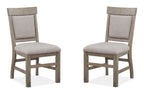 Tinley Park - Dining Side Chair With Upholstered Seat & Back (Set of 2) - Dove Tail Gray