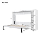 Murphy Bed With Bookshelf And Storage