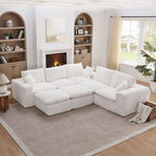 Sectional Sofa With Moveable Ottoman