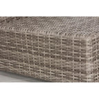 Seating Set With Cushions Handcrafted Wicker Design