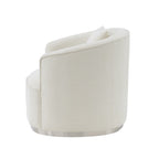Odette - Chair With Pillow - Beige Chenille