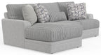 Titan - Sectional With Comfort Coil Seating And Accent Pillows Included