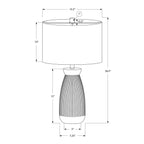 Lighting, Table Lamp, Ceramic, Resin, Contemporary - Cream