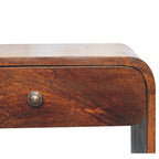 Aspen - Open Bedside Table - Dark Brown